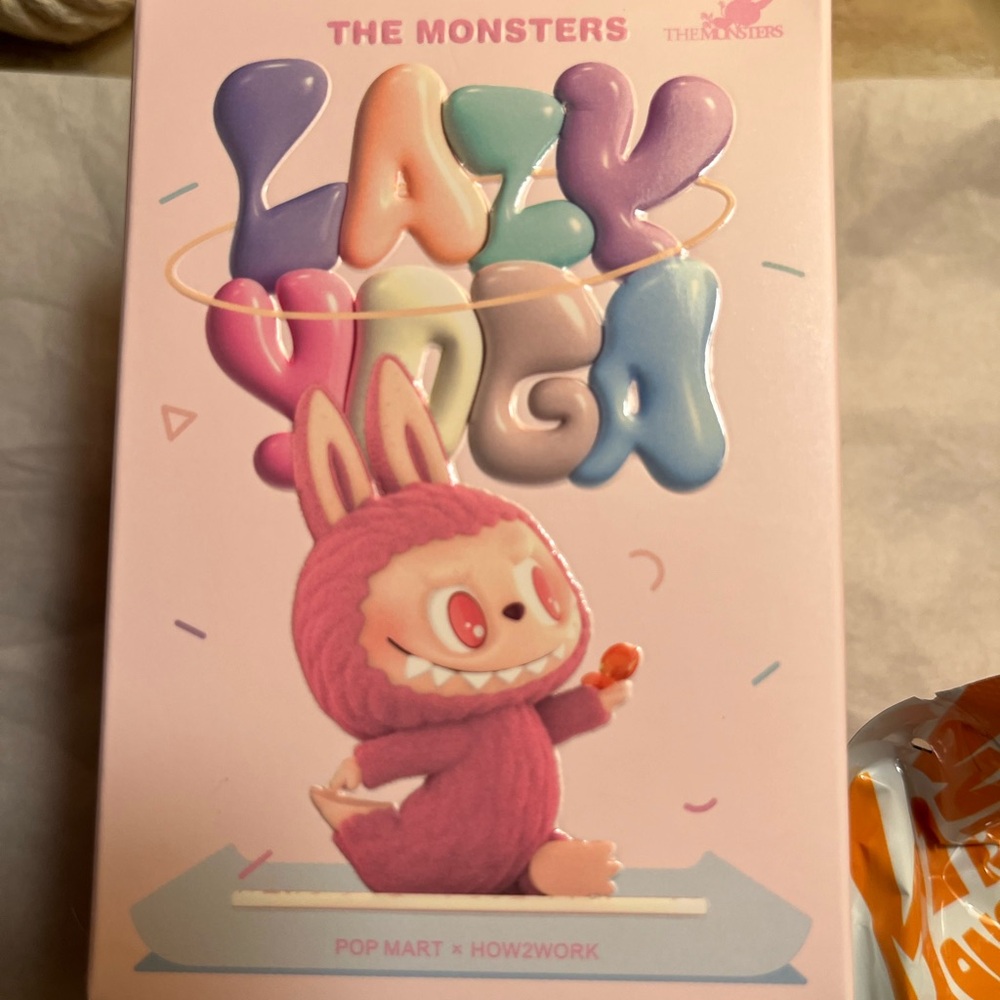 New Authentic Pop Mart Labubu The Monsters Lazy Yoga Confirmed - Sleeping